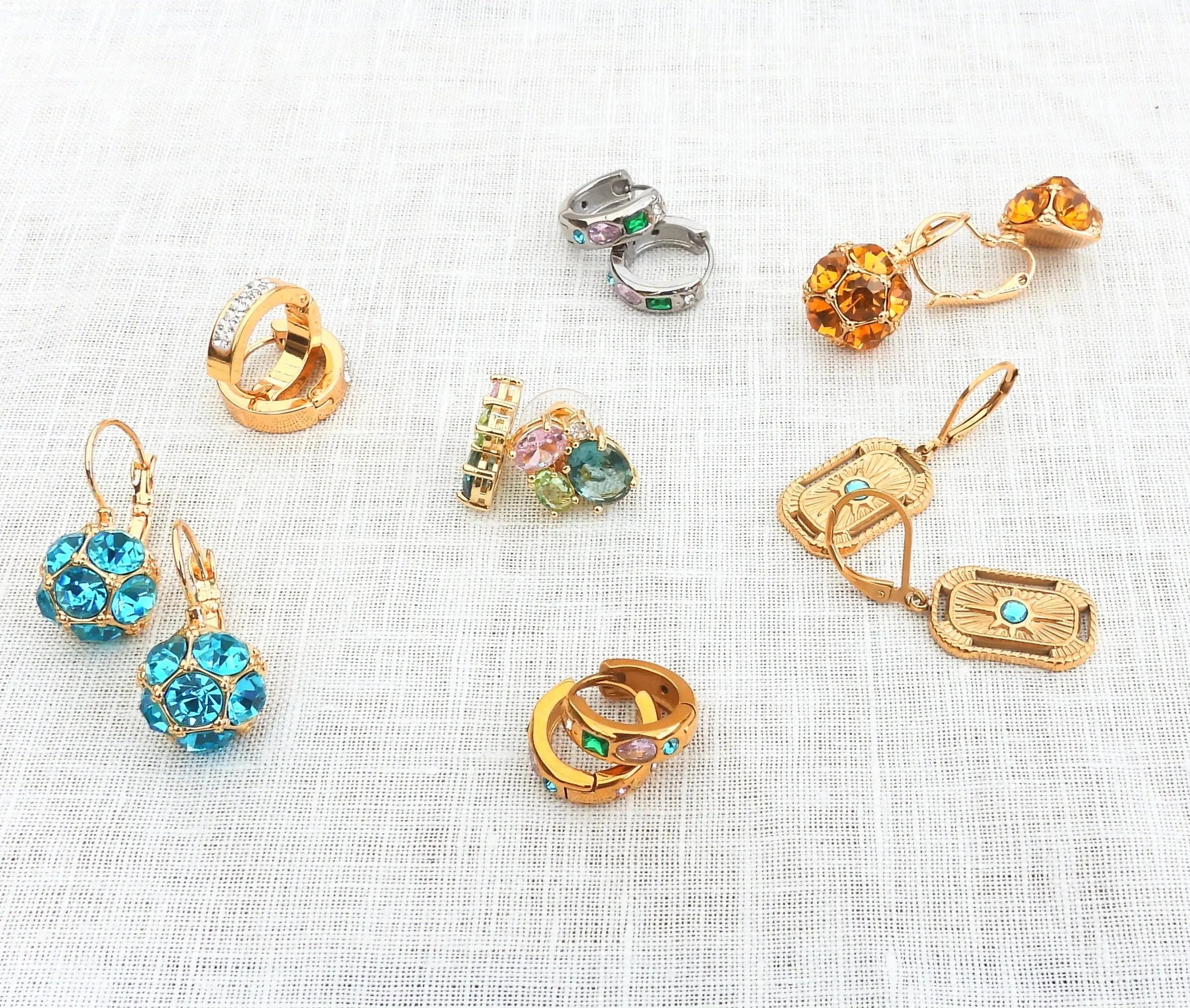 Gemstone-Earrings Glint & Gold