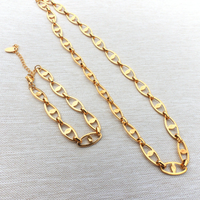 Freya Necklace and Bracelet Set