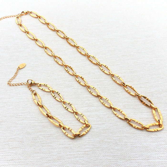 Charlotte Necklace and Bracelet Set