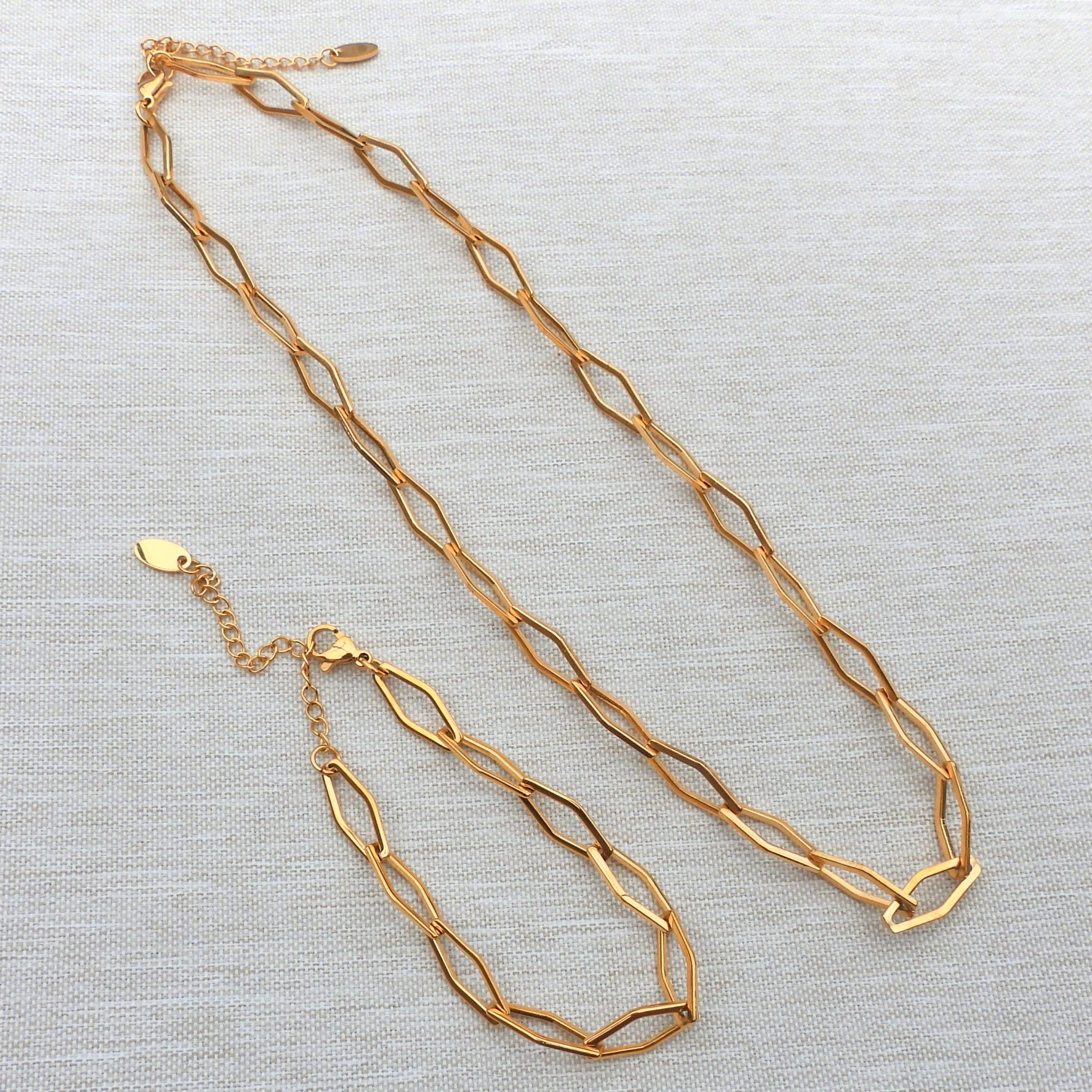 Harper Gold Plated Stainless Steel Bracelet
