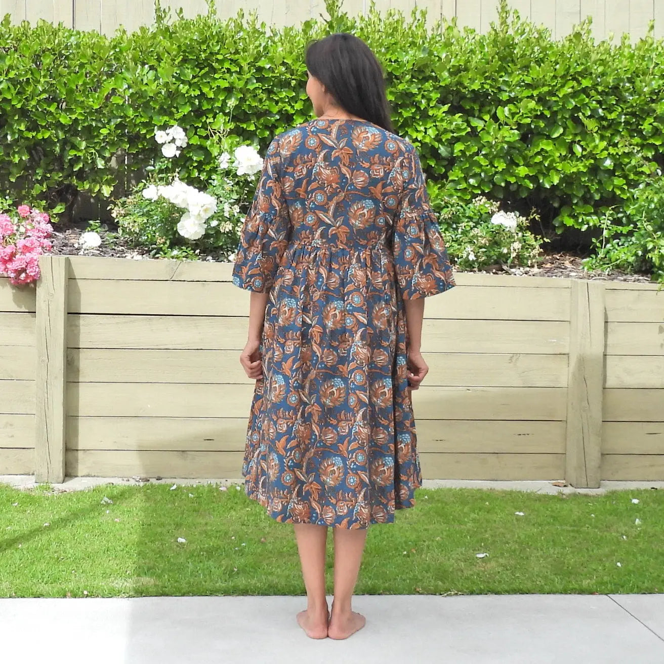 Anya Dress Terradust Glint & Gold