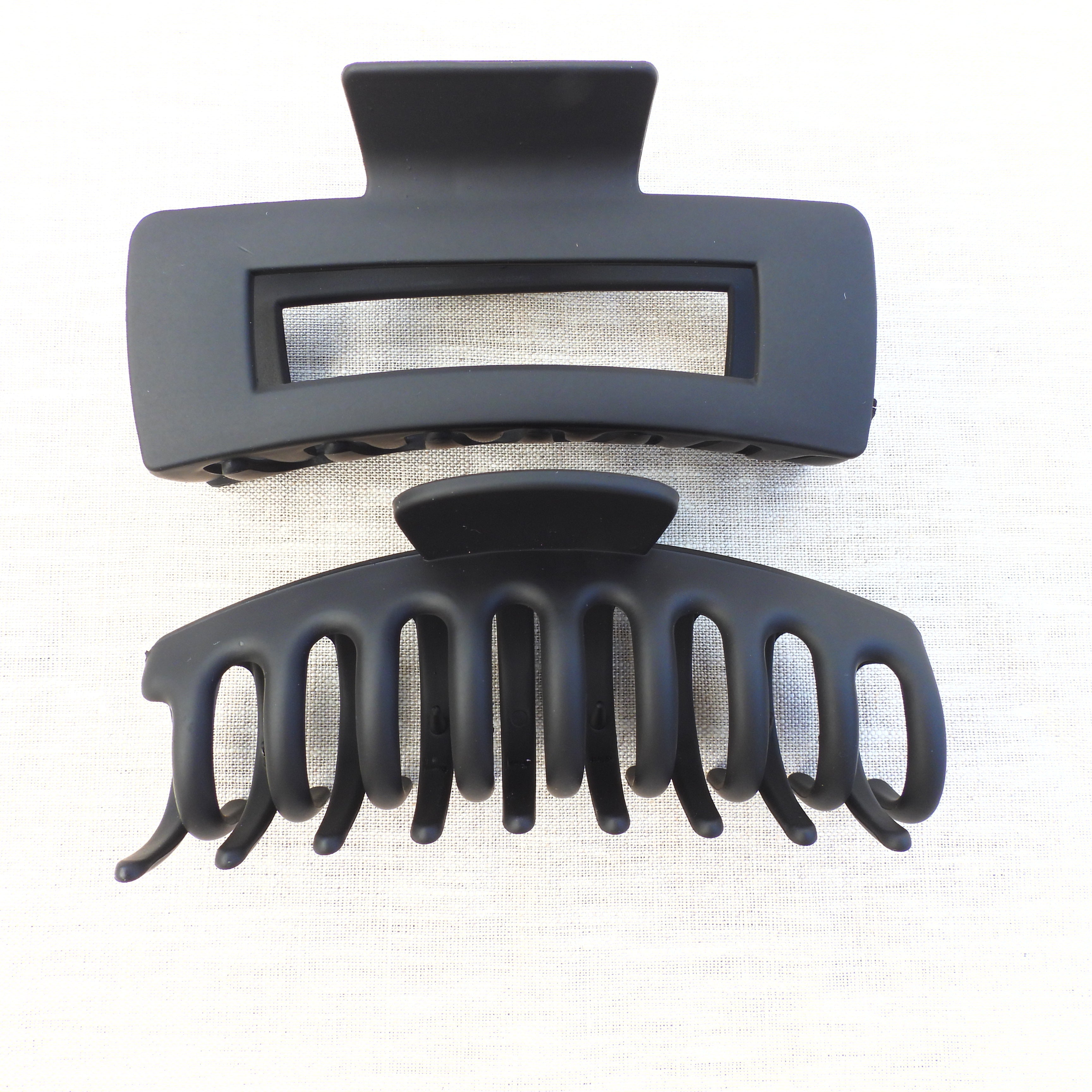 Lottie Large Hair Claw Set of 2 Black