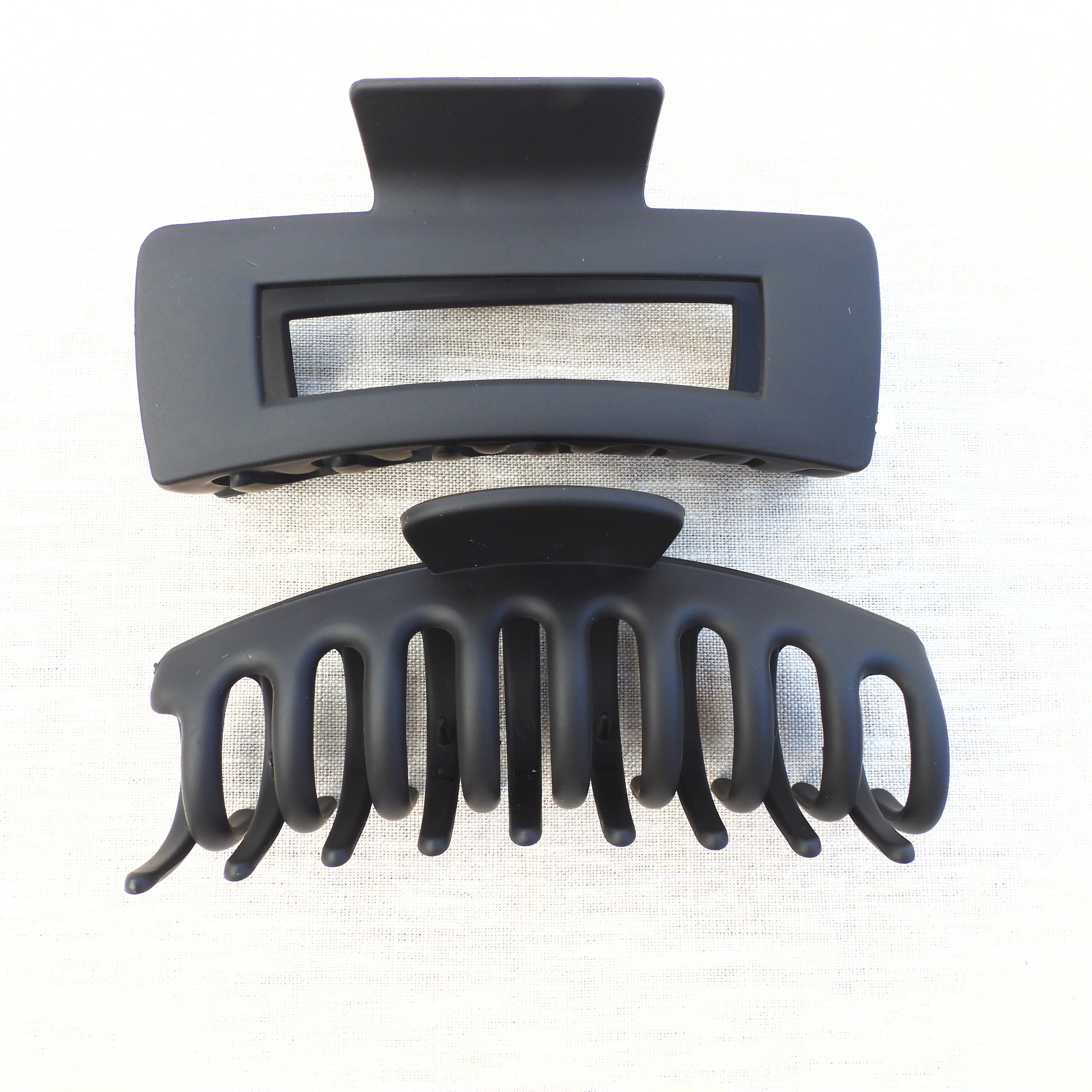 Lottie Large Hair Claw Set of 2 Black
