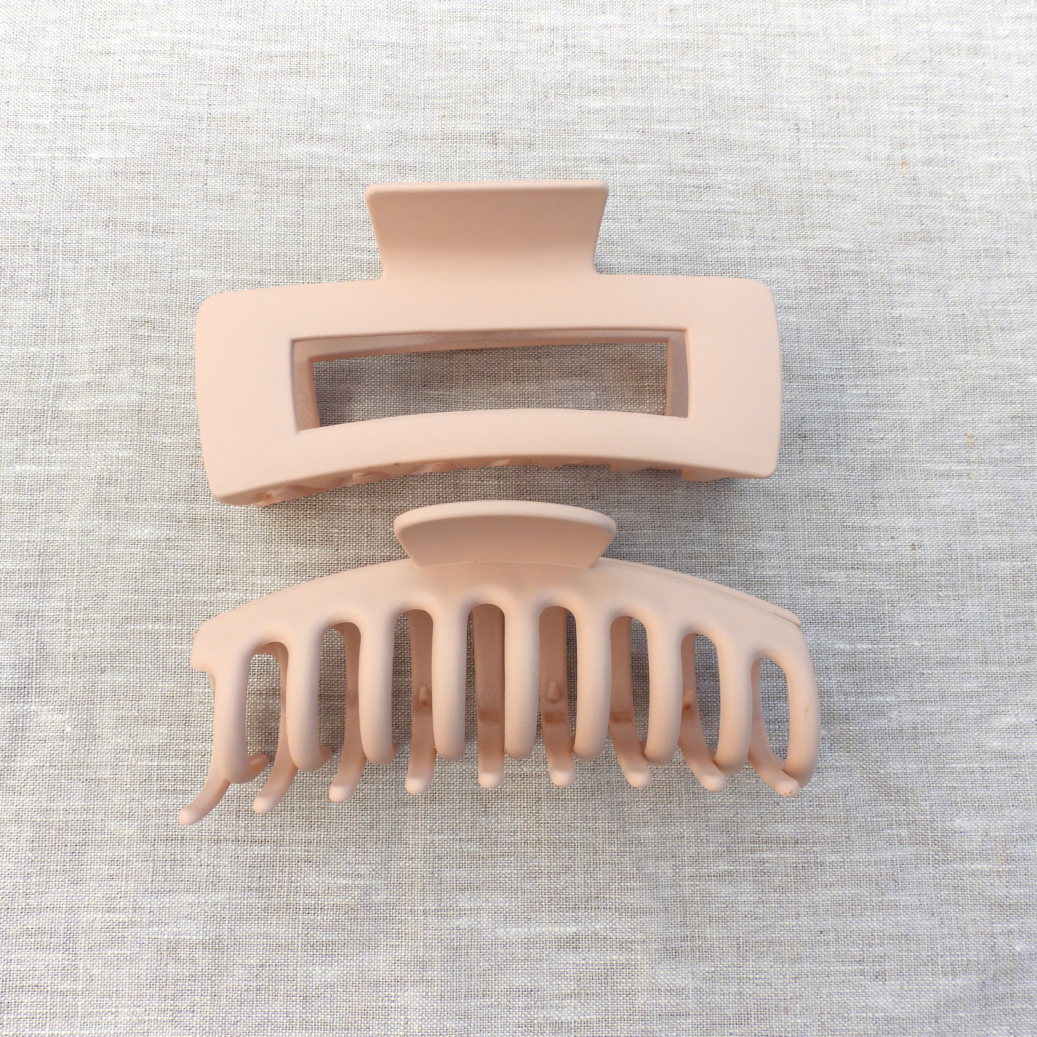 Lottie Large Hair Claw Set of 2 Black