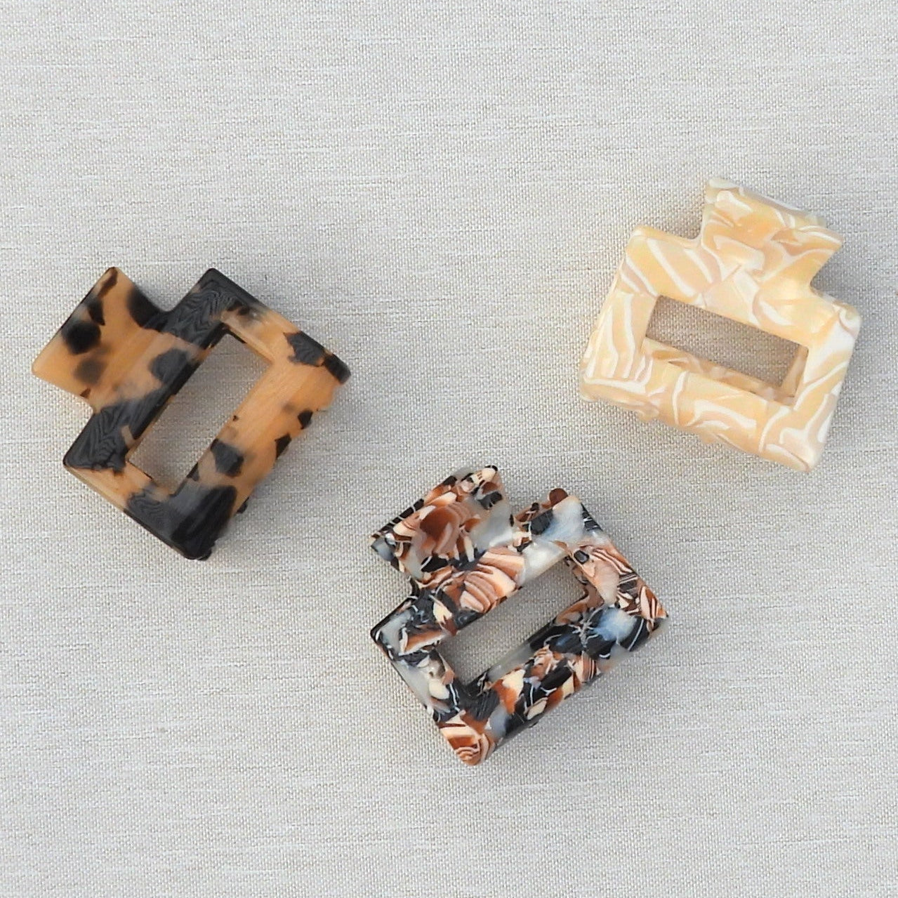 Matilda Acetate Hair Claws Set of 3