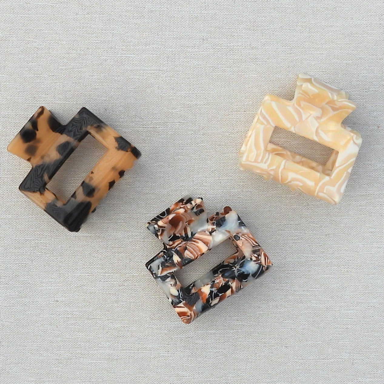 Matilda Acetate Hair Claws Set of 3