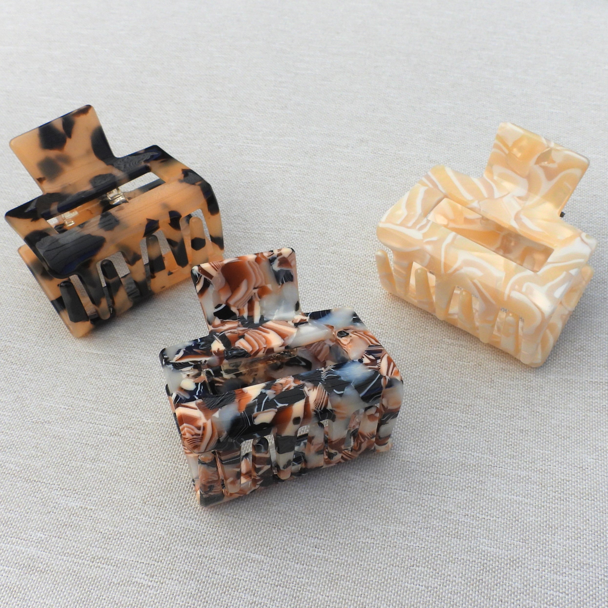 Matilda Acetate Hair Claws Set of 3