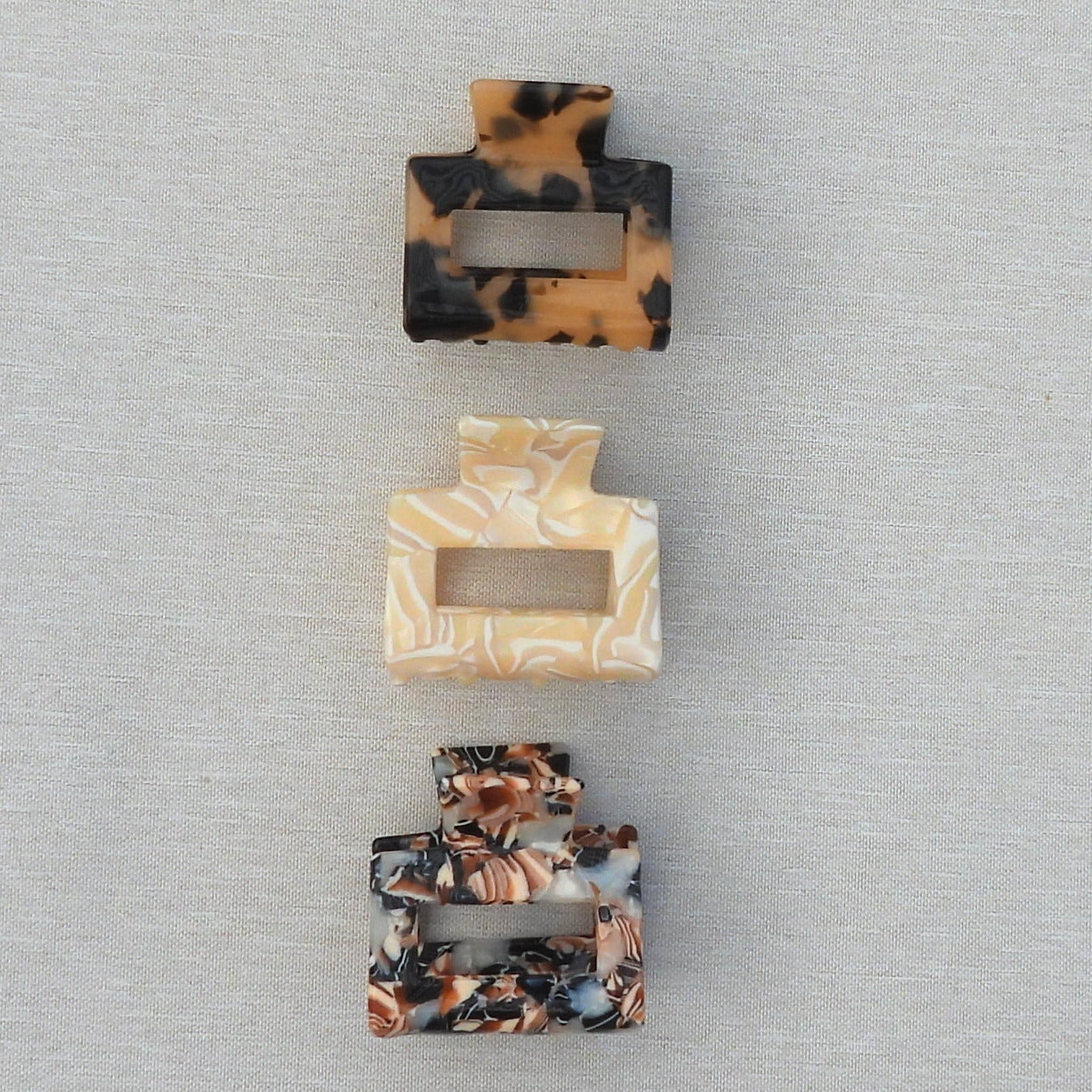 Matilda Acetate Hair Claws Set of 3