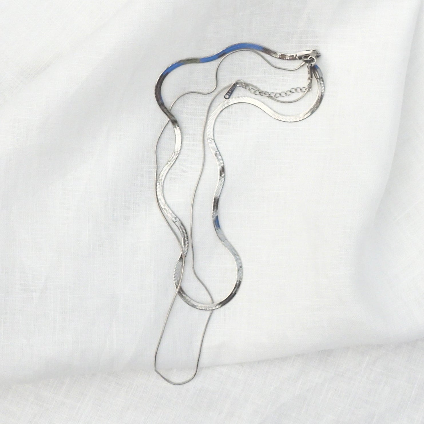 Estelle Stainless Steel Double Layered Necklace