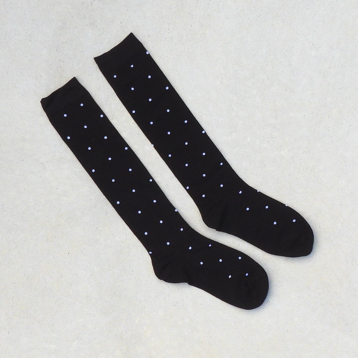 Mia Polka Dot Knee Socks Chestnut