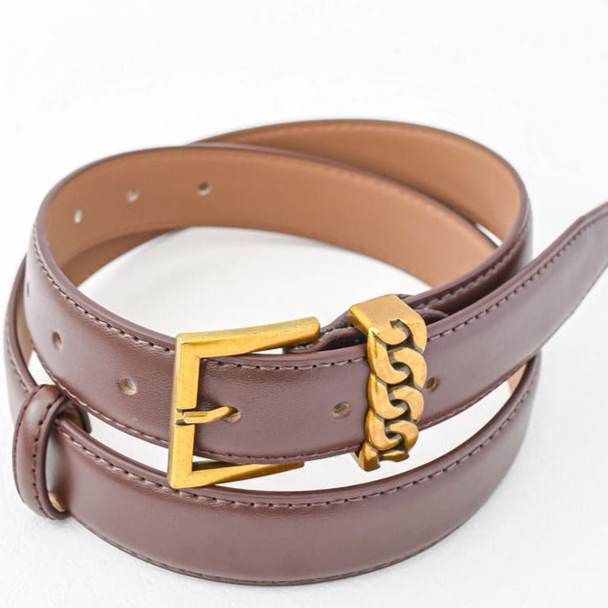 Georgie Belt Chocolate