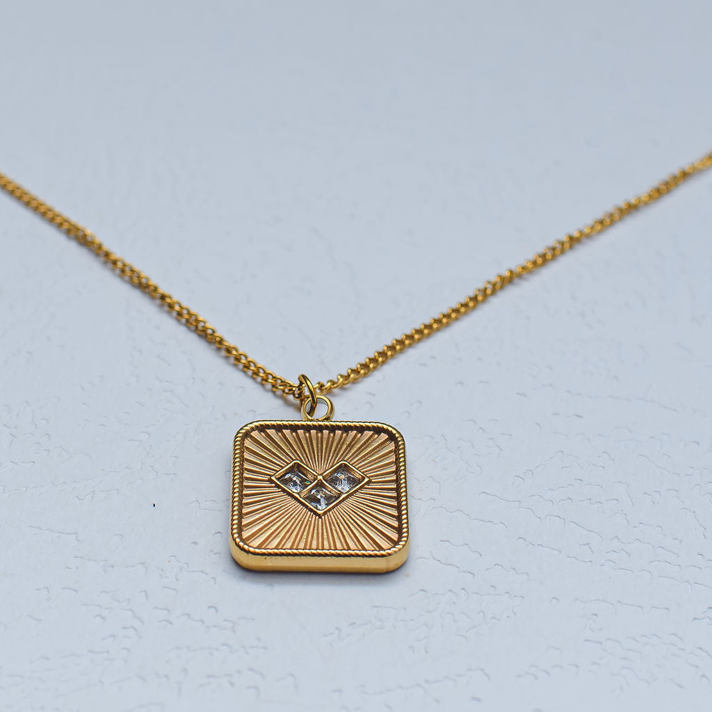 Emilia Gold Plated Stainless Steel Necklace