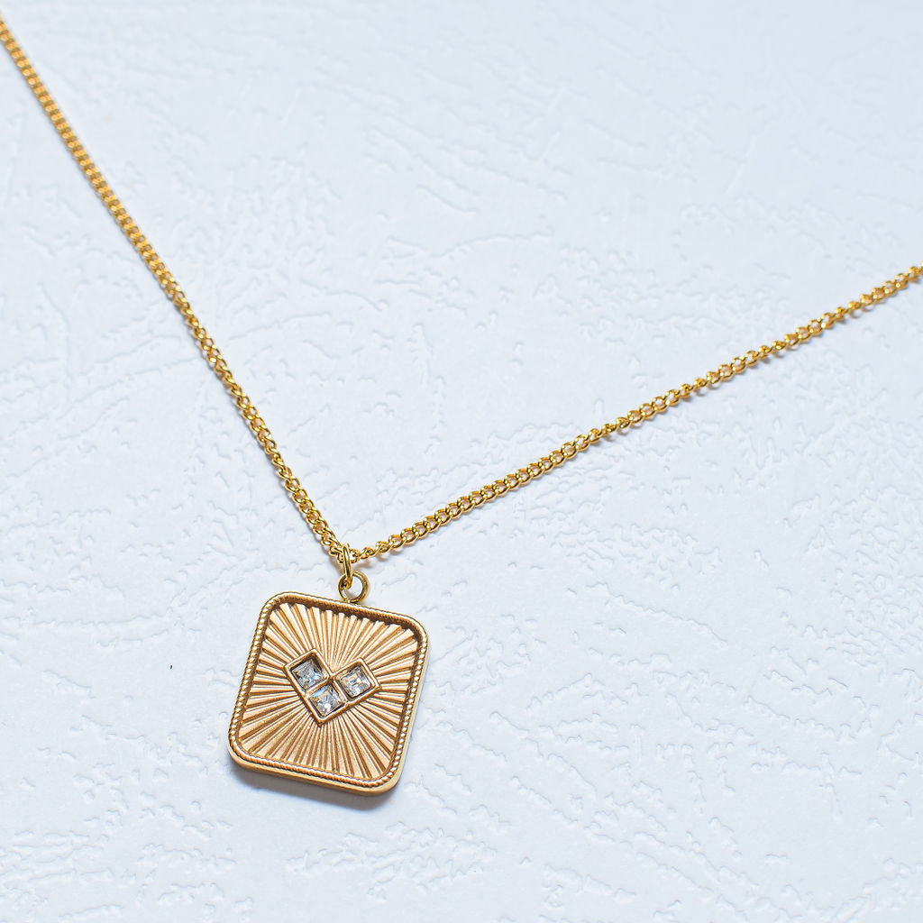 Emilia Gold Plated Stainless Steel Necklace