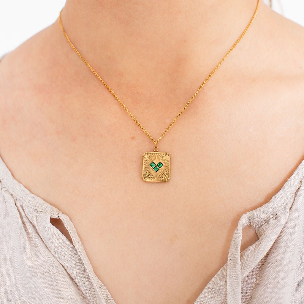 Giulia Gold Plated Stainless Steel Necklace