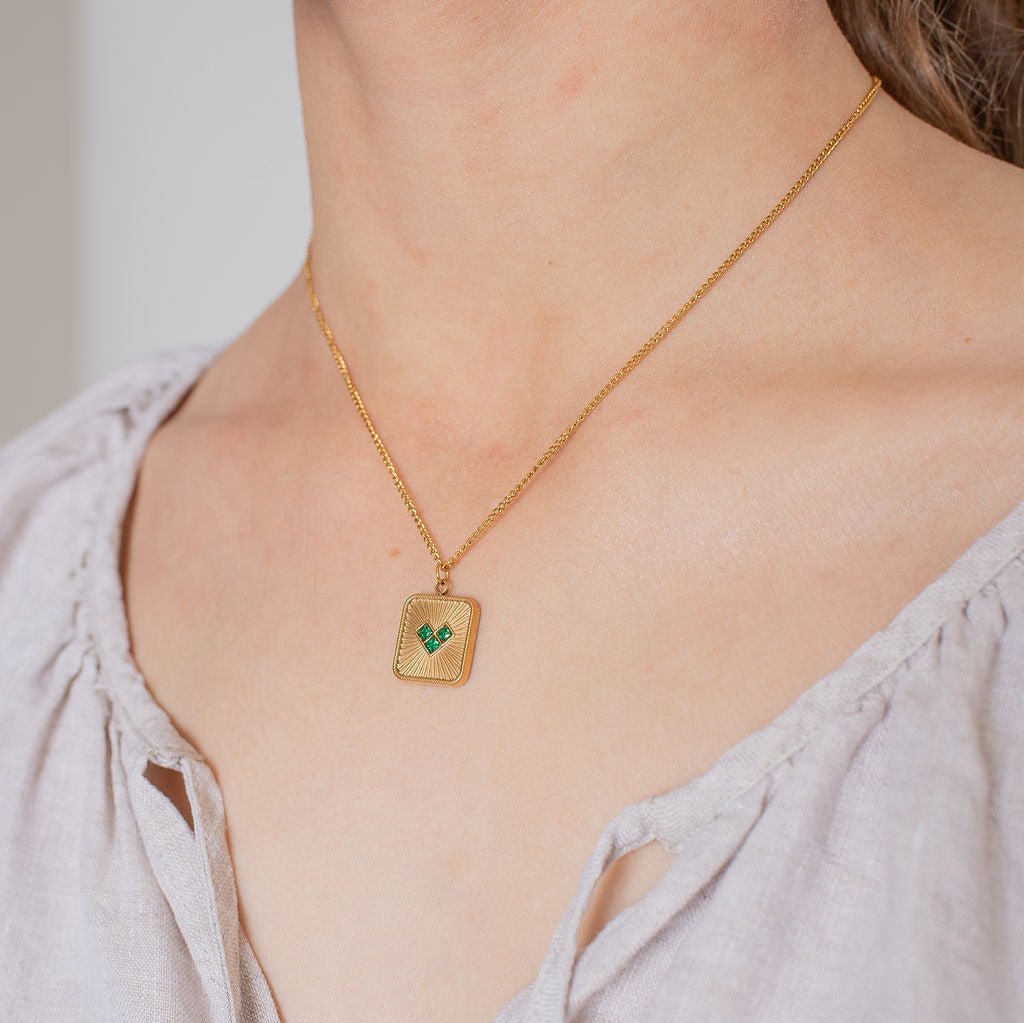 Giulia Gold Plated Stainless Steel Necklace