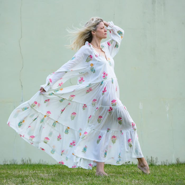 Zoya Dress White Floral