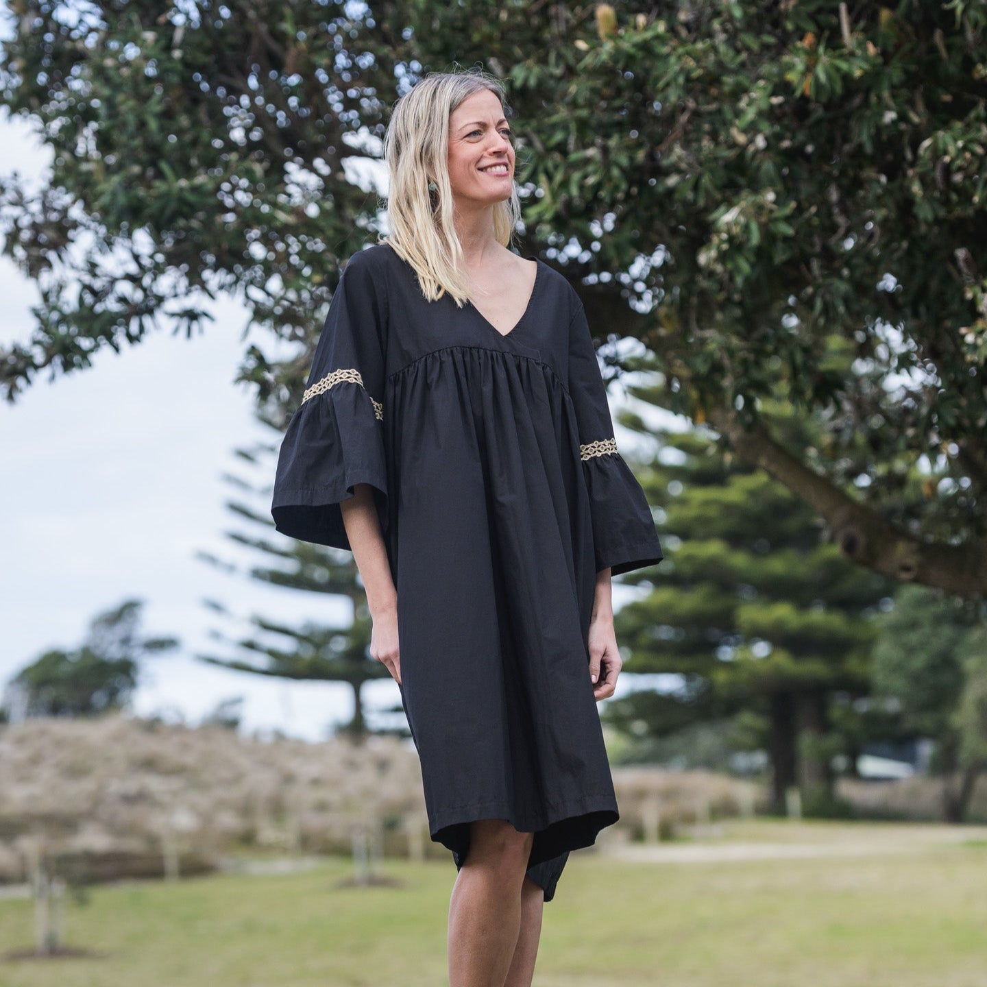 Athena Dress Black
