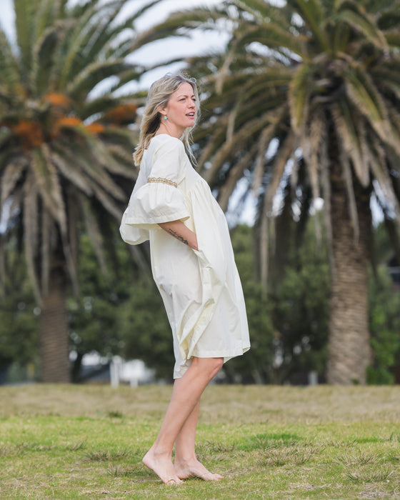 Athena Dress French Vanilla