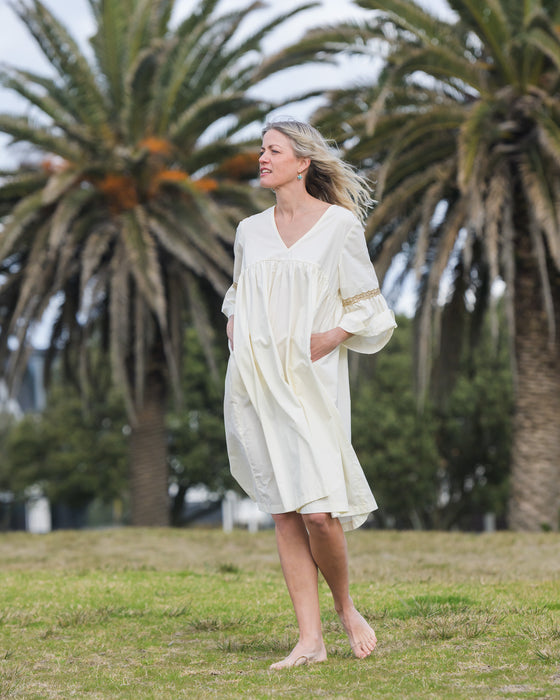 Athena Dress French Vanilla