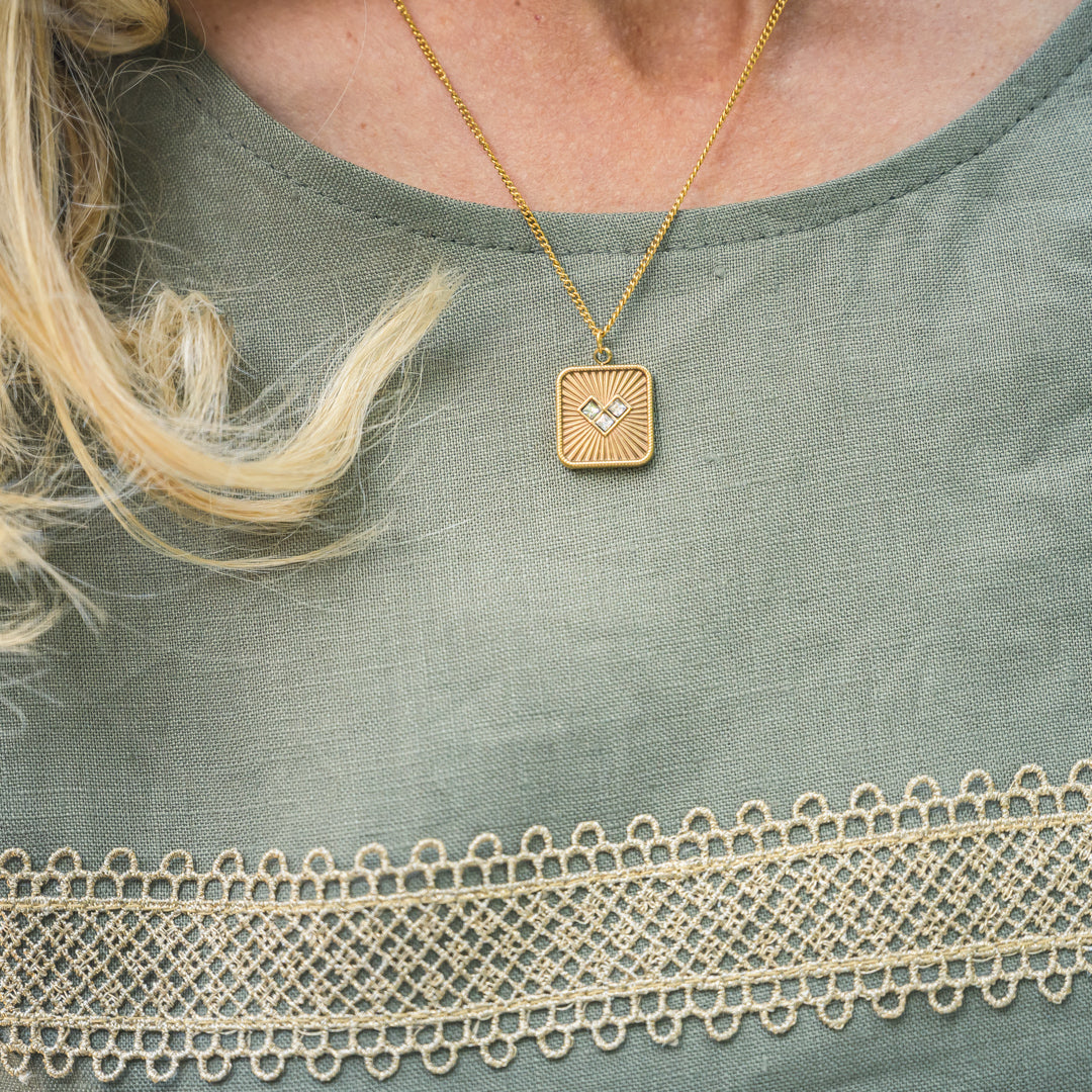 Emilia Gold Plated Stainless Steel Necklace