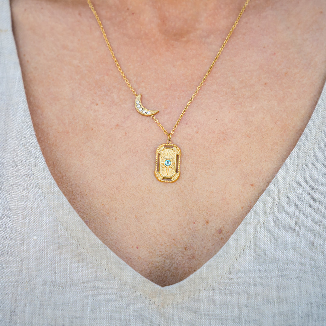 Skye Gold Plated Stainless Steel Pendant Necklace