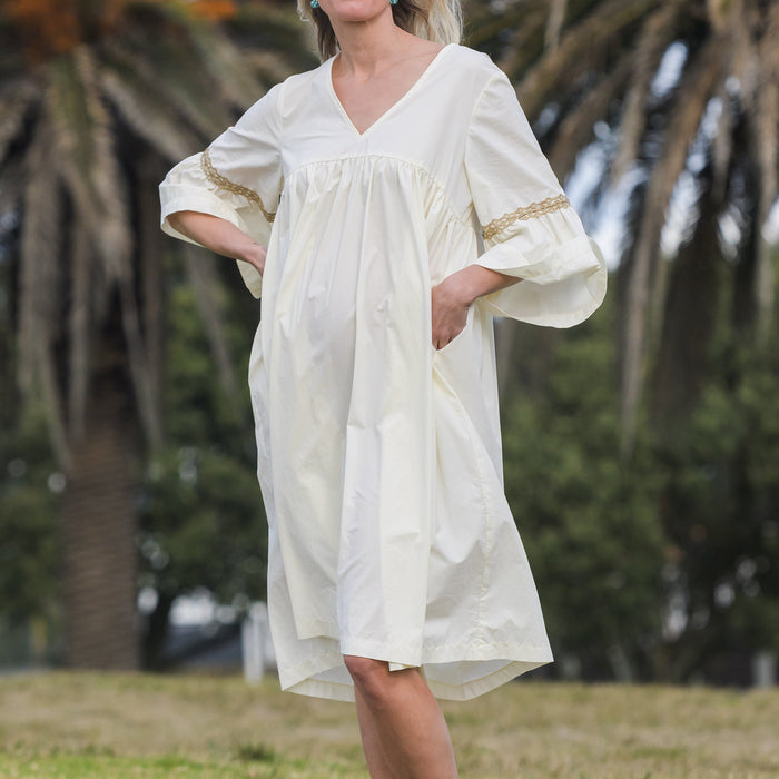 Athena Dress French Vanilla