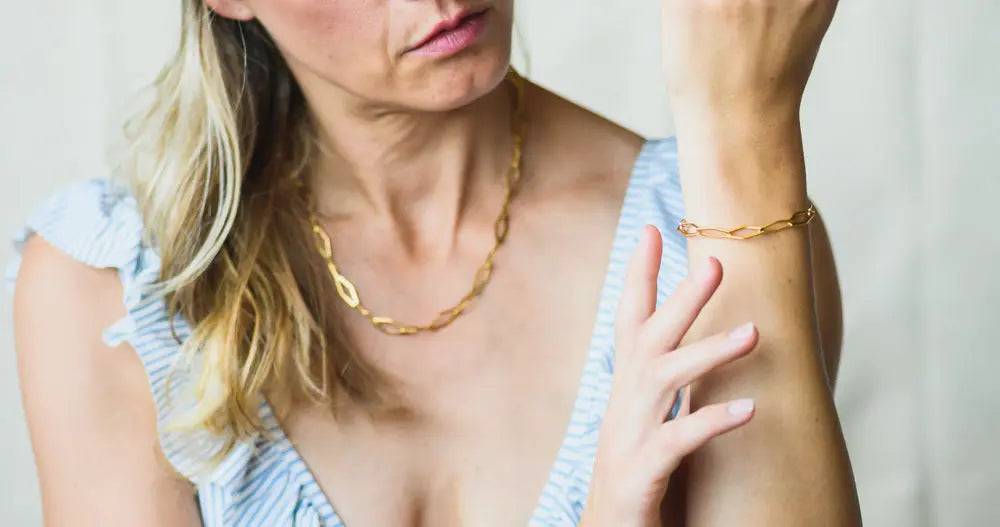 Harper Gold Plated Stainless Steel Bracelet