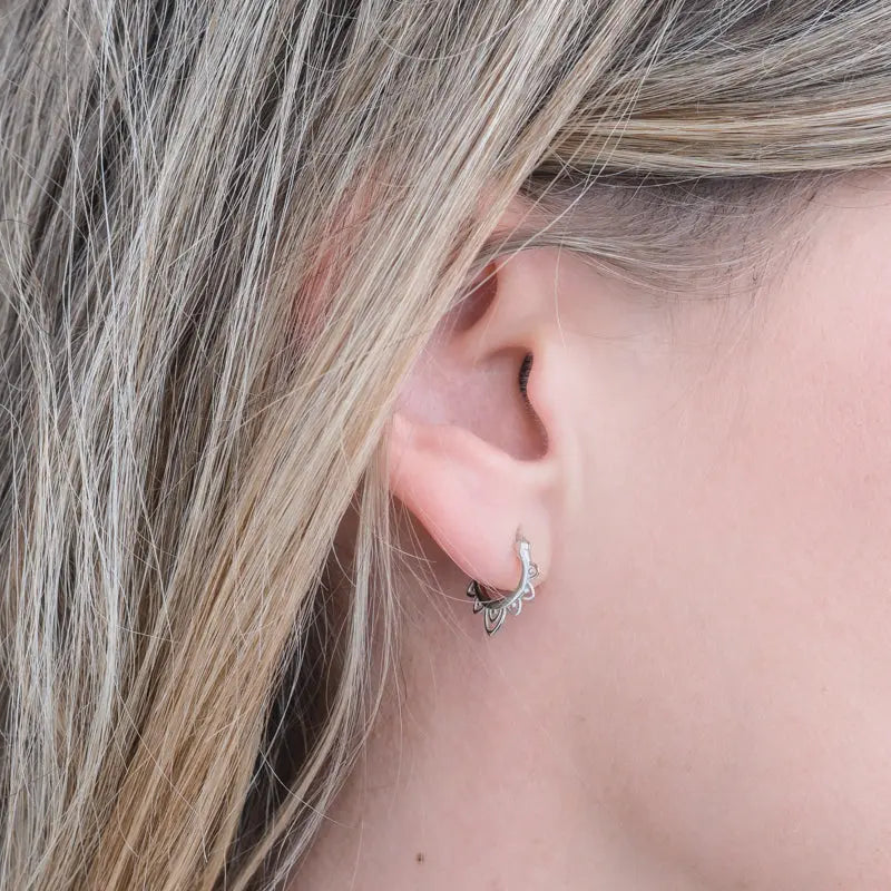 Raya Sterling Silver Filigree Earrings