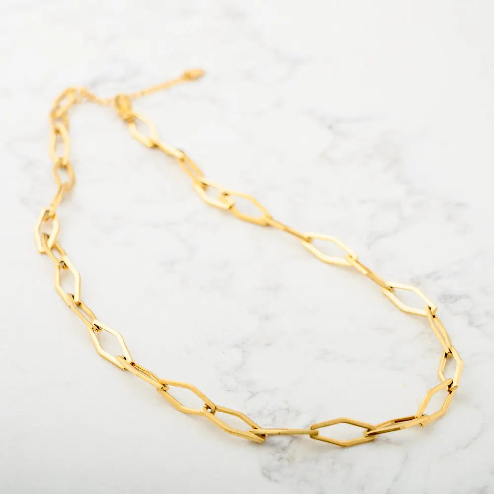 Harper Gold Plated Stainless Steel Necklace