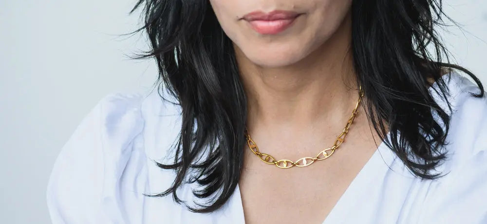 Freya Gold Plated Stainless Steel Necklace