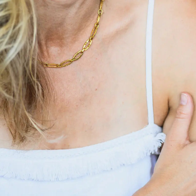 Charlotte Gold Plated Stainless Steel Necklace
