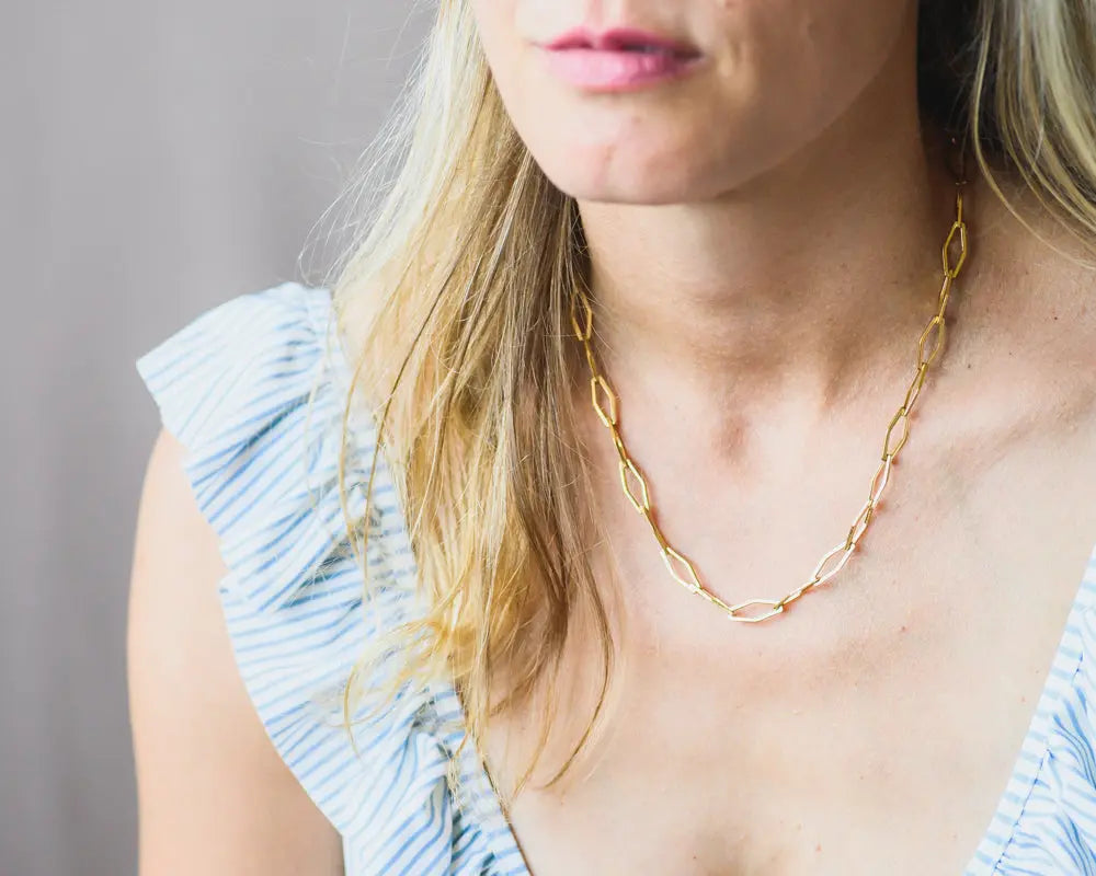 Harper Gold Plated Stainless Steel Necklace